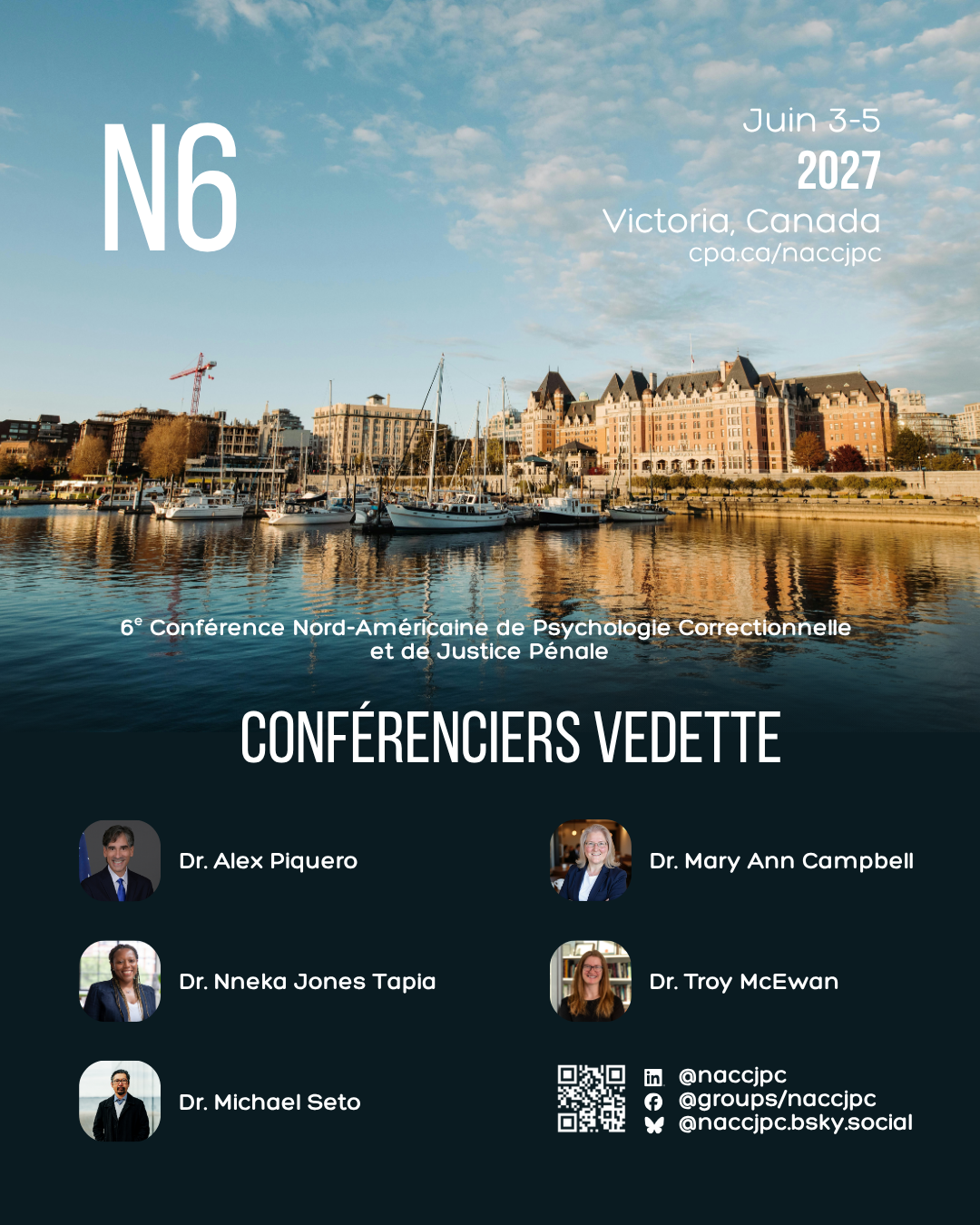 6e Conférence nord-américaine sur la psychologie correctionnelle et de la justice pénale (N6)